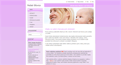 Desktop Screenshot of detskylekarbilovice.cz